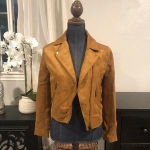 Camel Moto jacket NWT